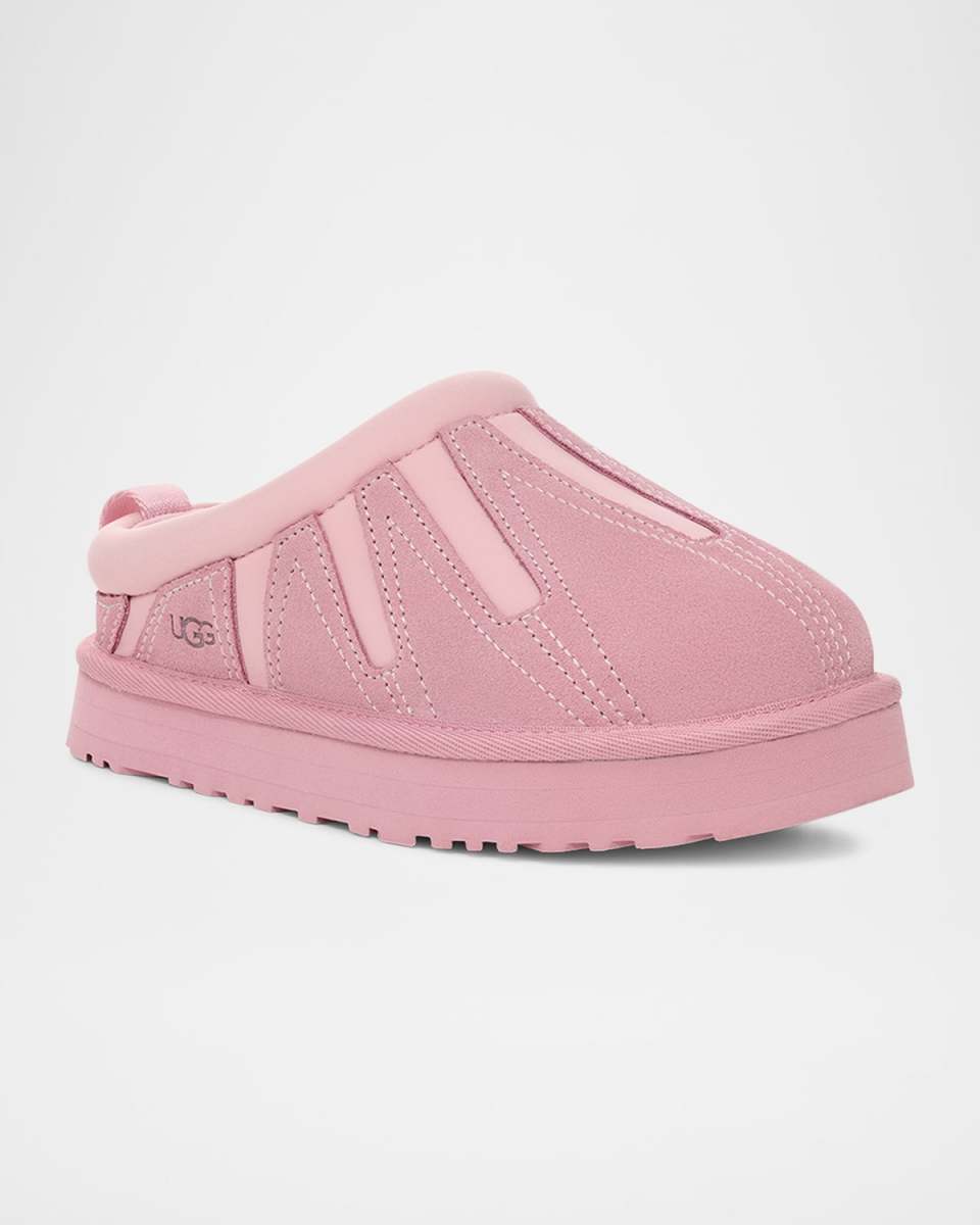 Girl's Tazz Sunwave Suede Mules, Kids